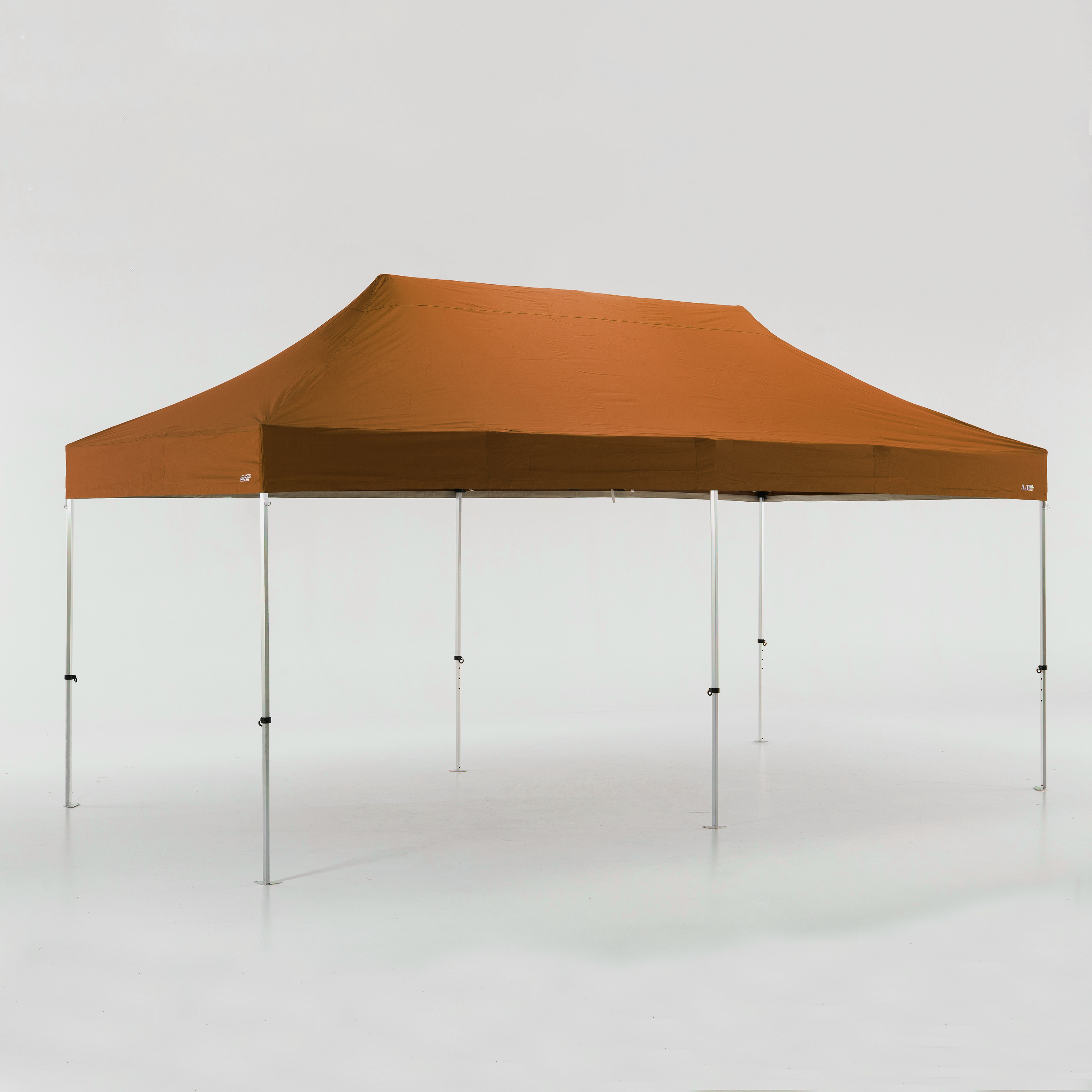 Pop up 3x6m complete tent, aluminium frame 40mm, orange