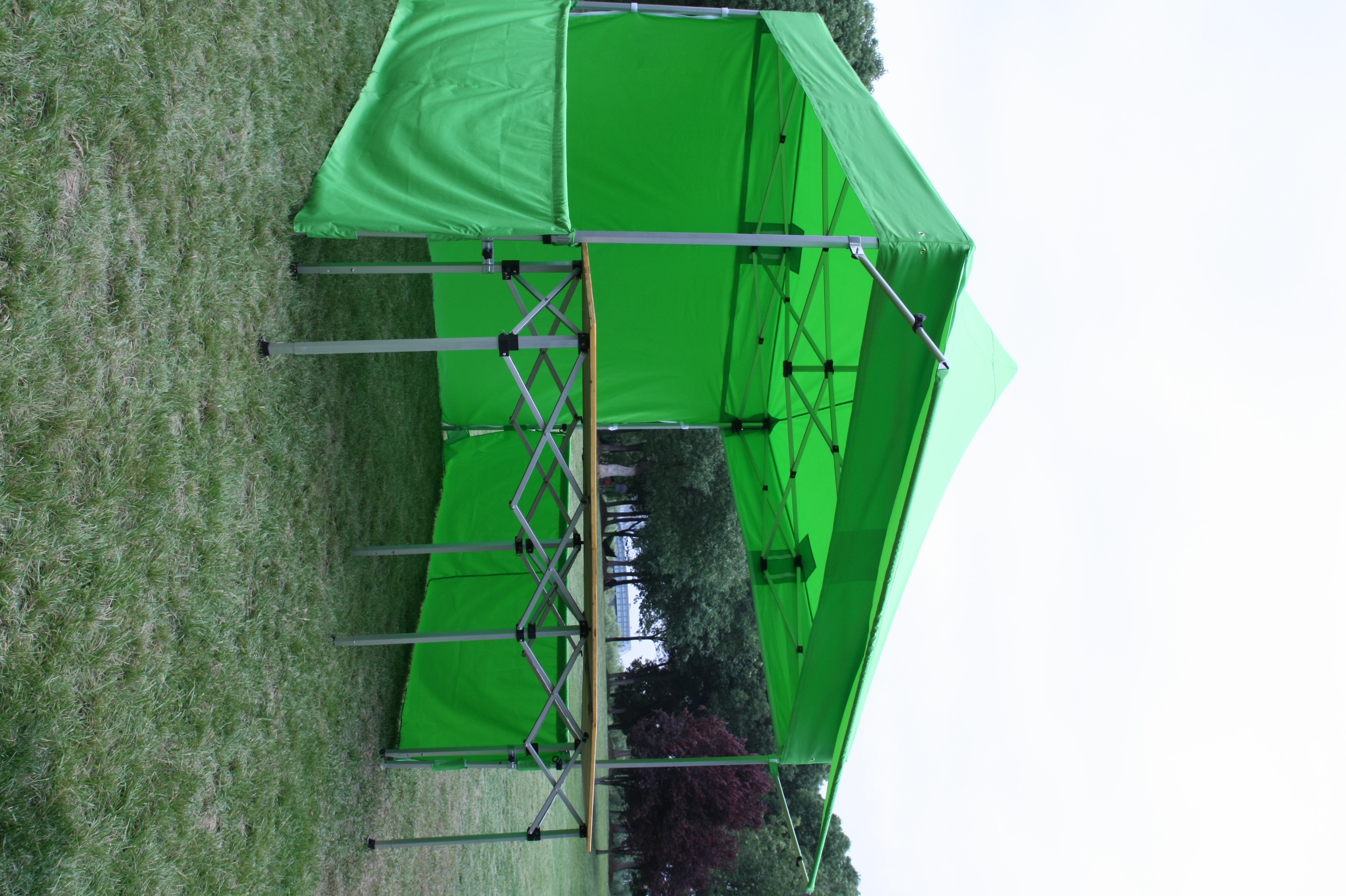 Pop up teltta 3x3m markiisilla, sininen