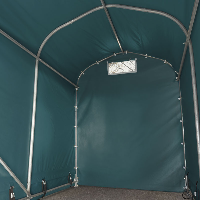 Autovarjualune 1,6x2,4m, hall, PVC 550g/m2