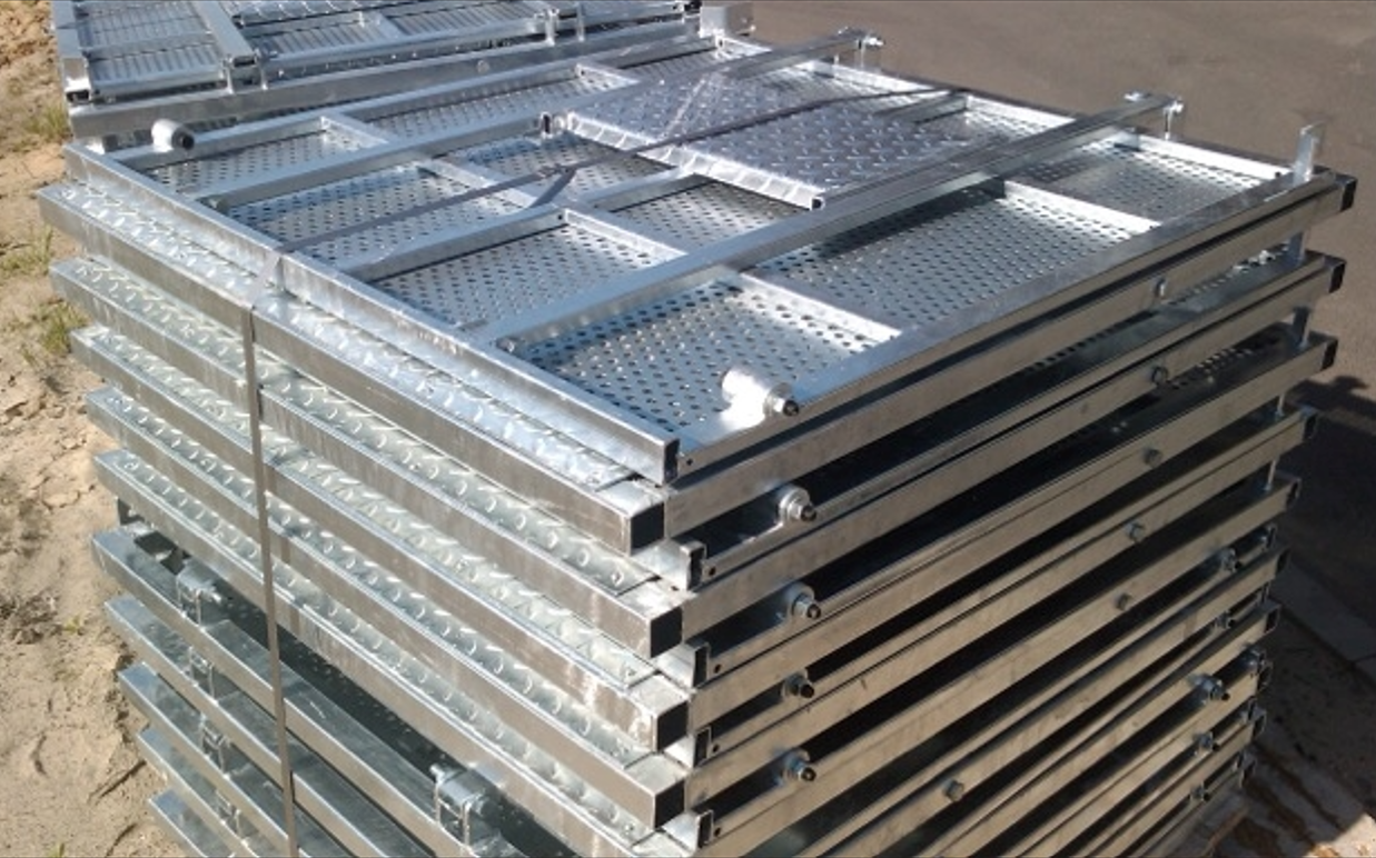Steel barricades 1,09x1,225m