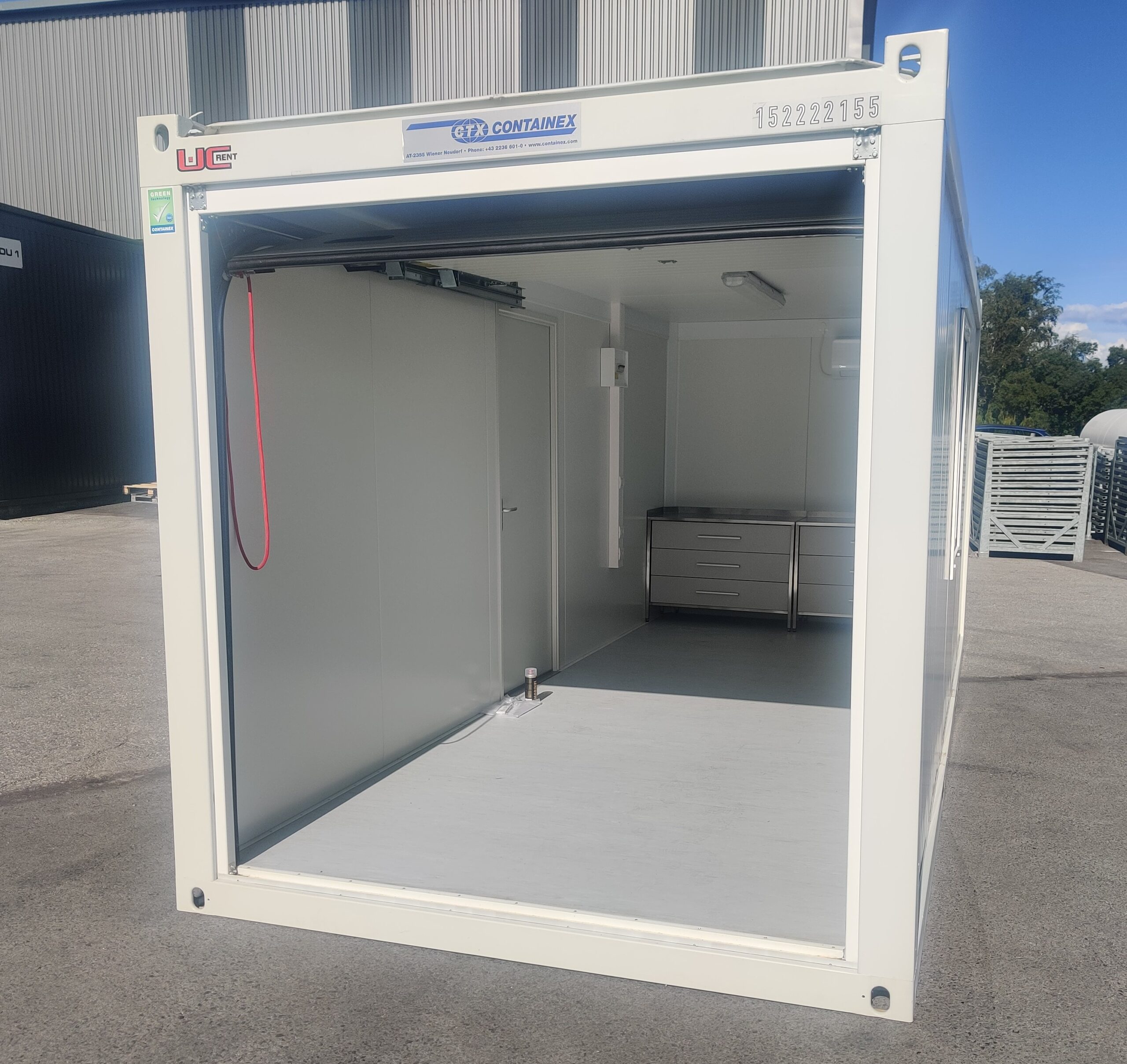Containex BASIC soojak 2,4x6m tõstuksega