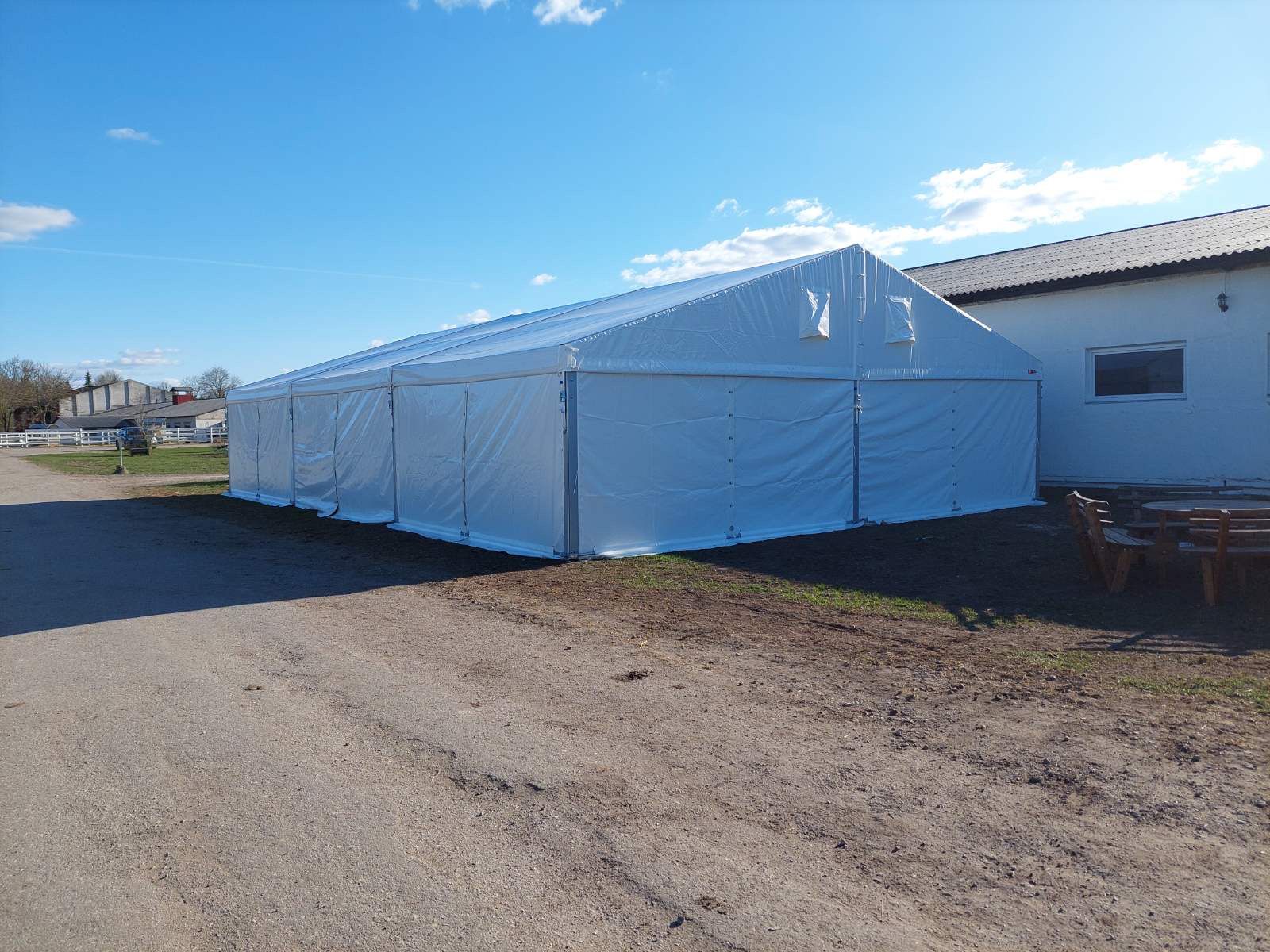 PVC telk 10 x 15 x h-2,5m - järeltellitav!