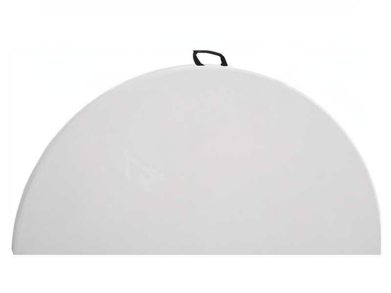 Round folding table in the middle 152cm x height 74cm, white