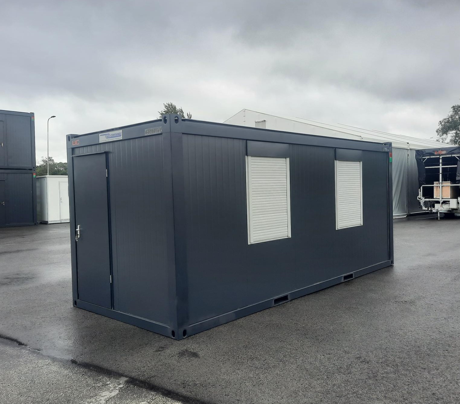 Containex PU soojustusega standard soojak 2.4 x 6m, õhksoojuspumbaga