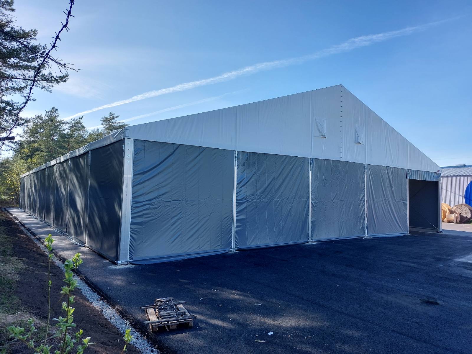 PVC hall 25x50x5m - järeltellitav