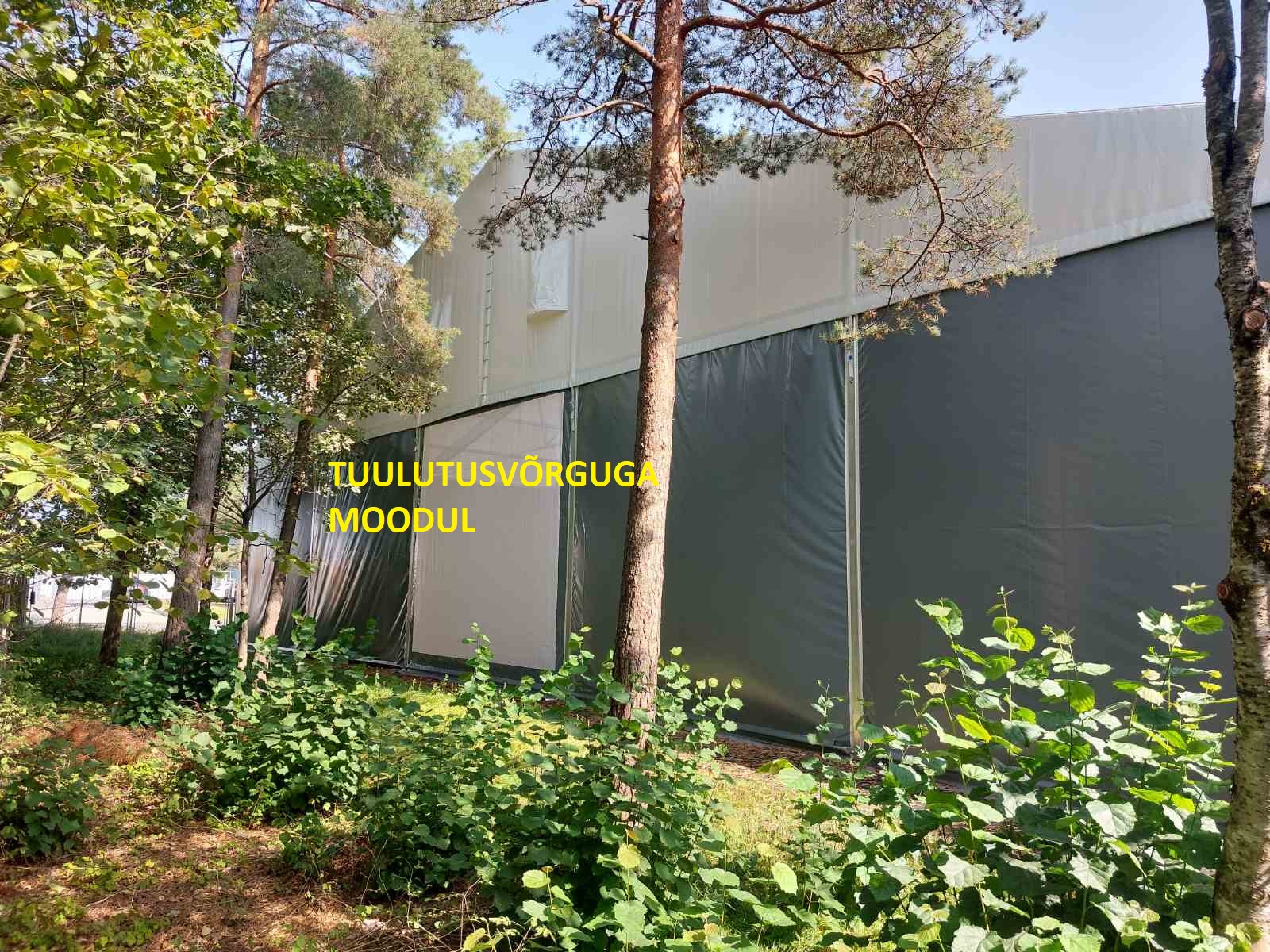 PVC hall 25x50x5m - järeltellitav