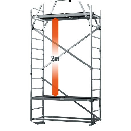 Alumiinium ehitustelling ClimTec Krause Monto 7,00m / 3 korrust
