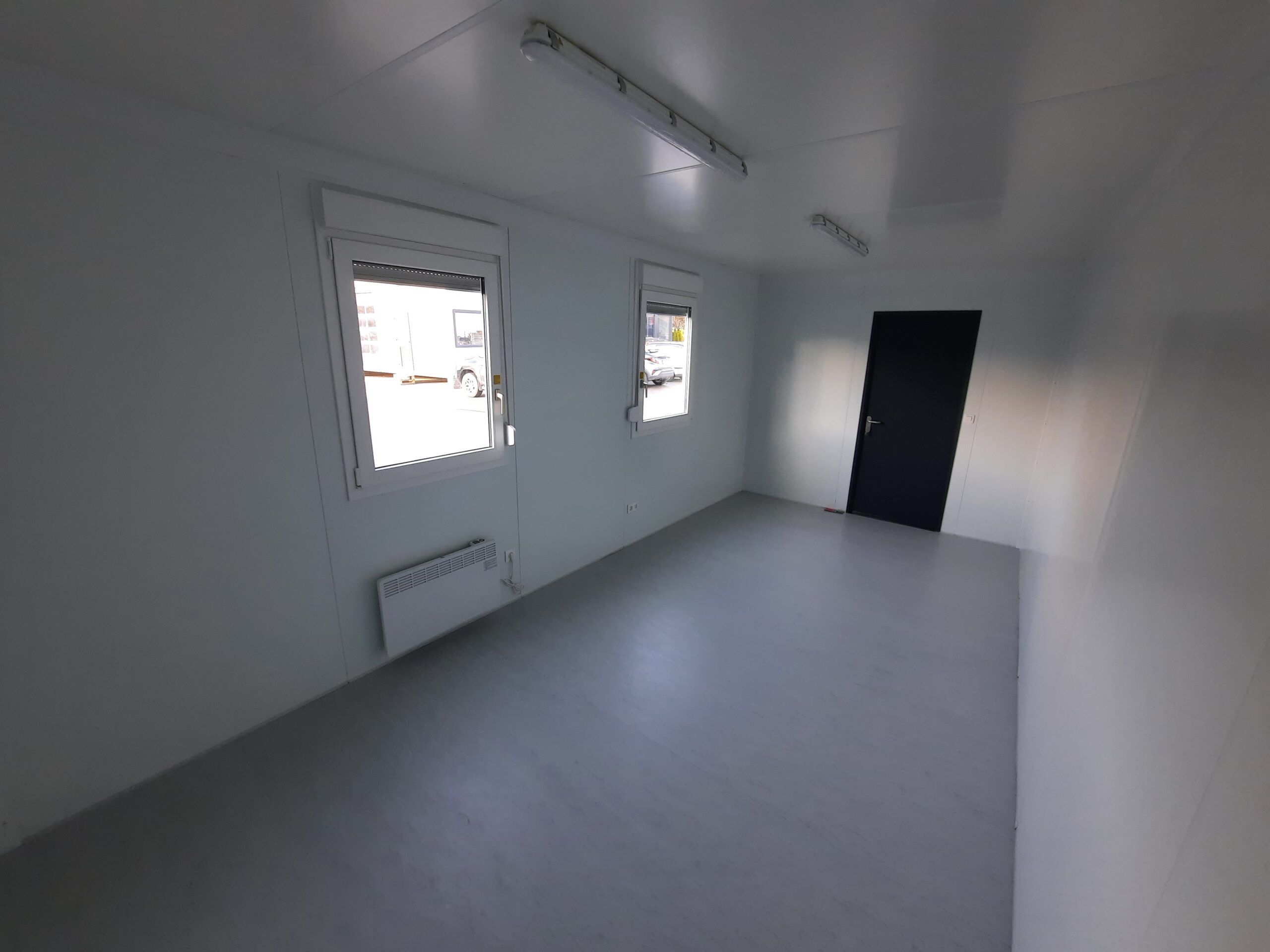 Containex Kõrge XL soojak 3x6m, PU soojustus, tumehall RAL 7016