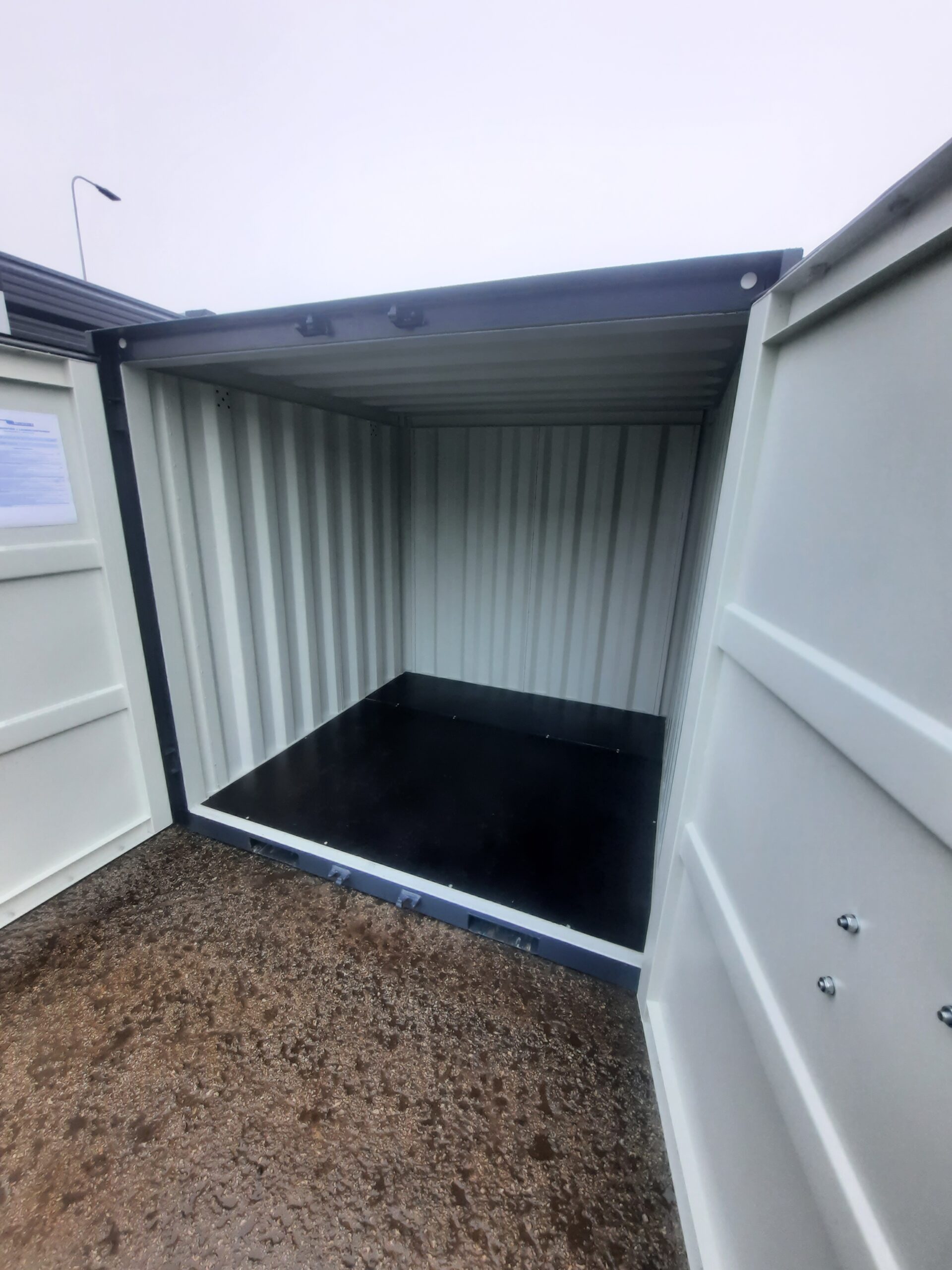 Laokonteiner 6´ ne 1,98 x 1,95m, tumehall RAL 7016
