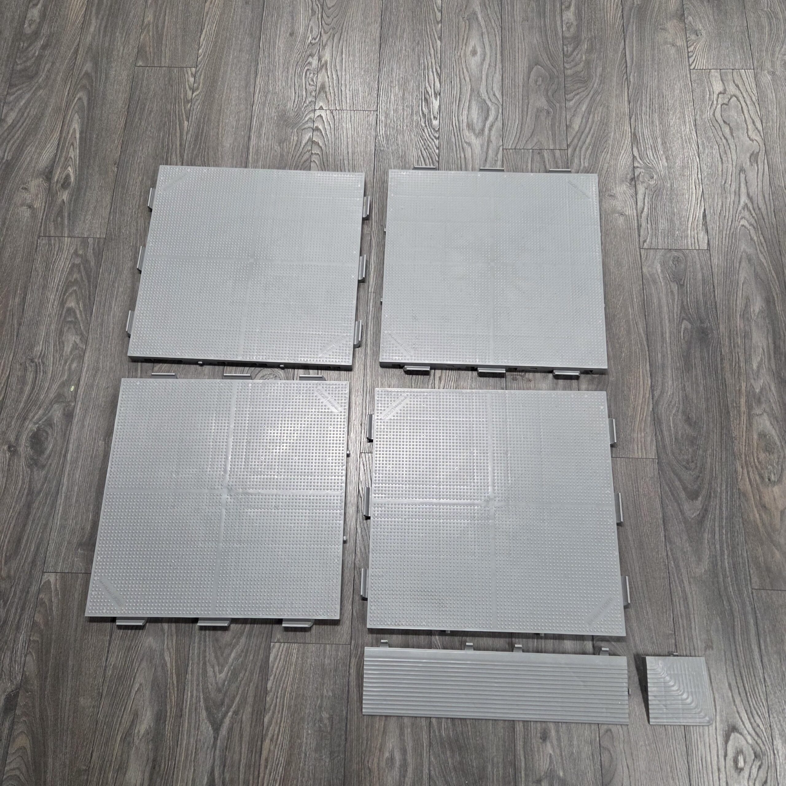 Plastikpõrand Evo-floor 50x50cm, hall