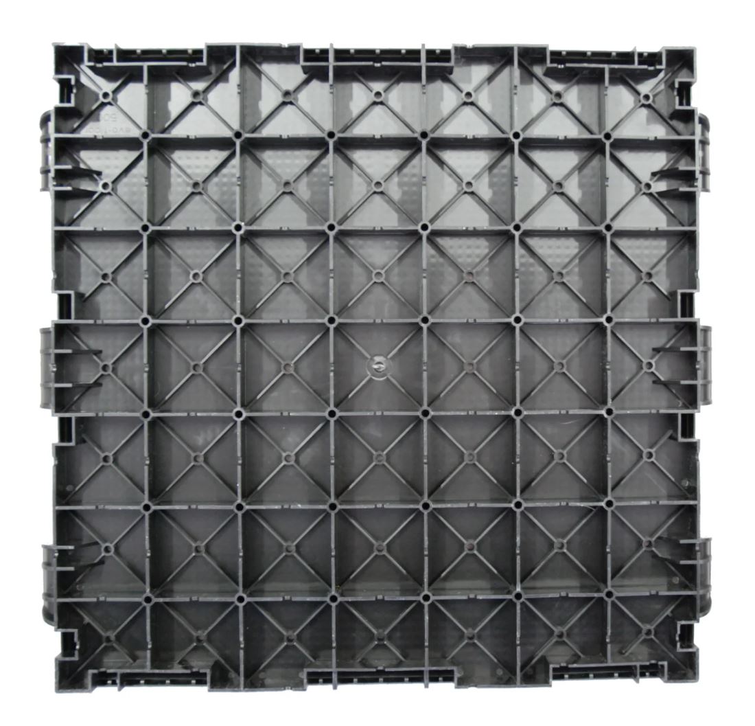 Plastikpõrand Evo-floor 50x50cm, hall
