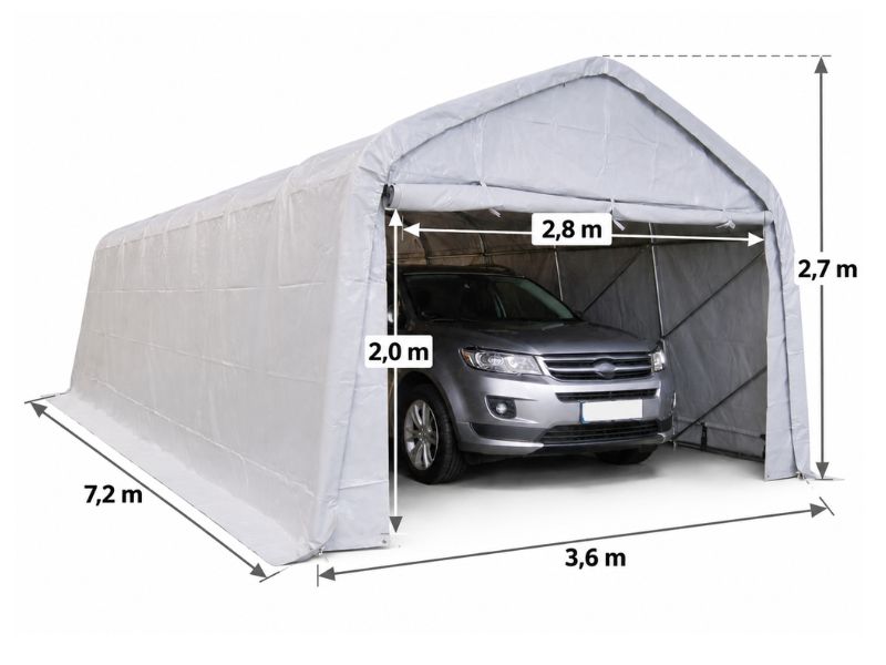 Autovarjualune 3,6x7,2m, hall