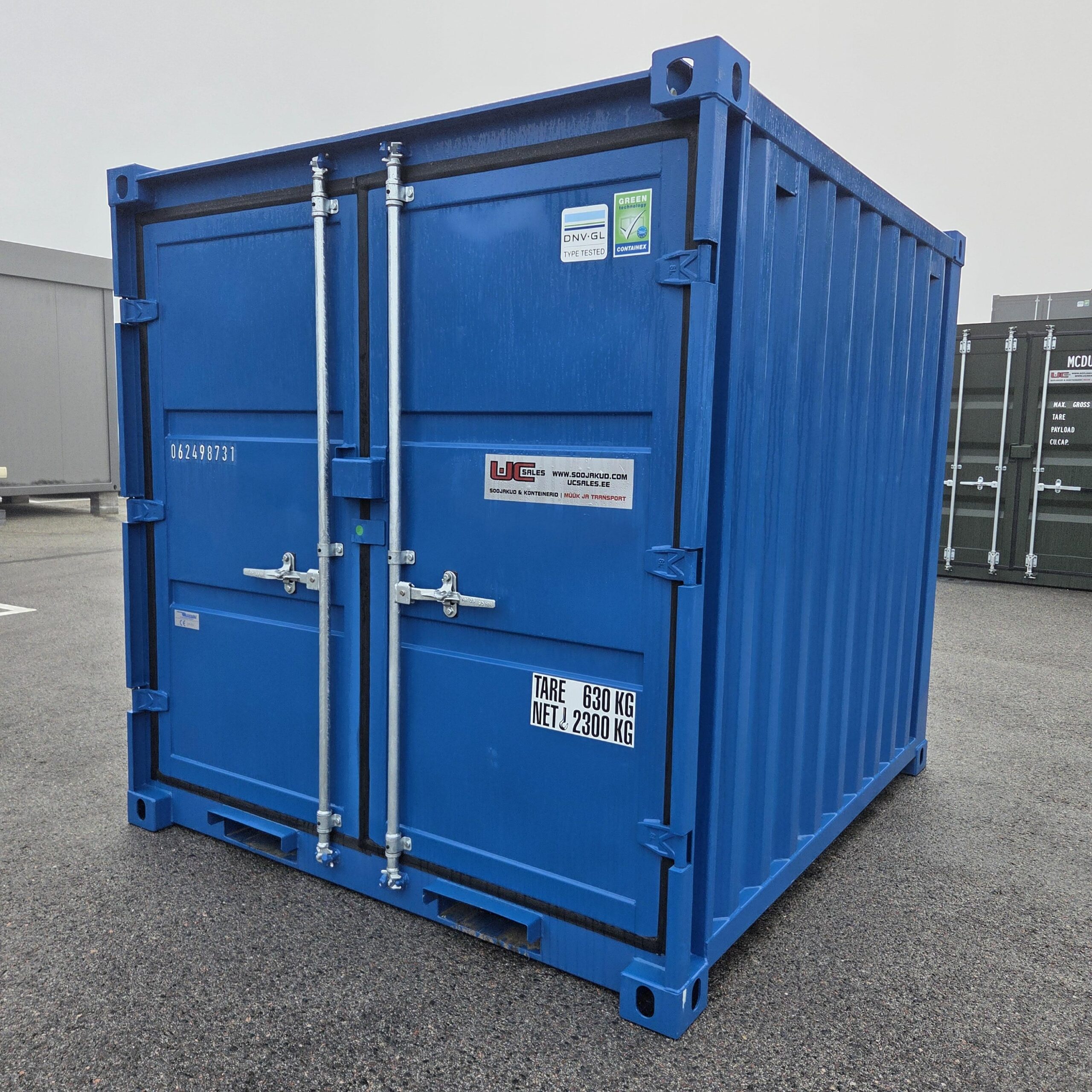 Laokonteiner 8´ ne 2.2 x 2.4m + elektrilahendus