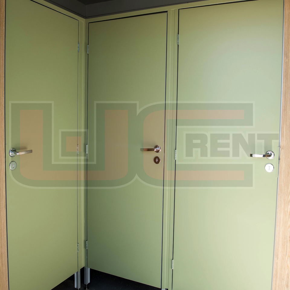 Kasutatud Containex 2,4x6m VIP-WC soojak, mehed ja naised