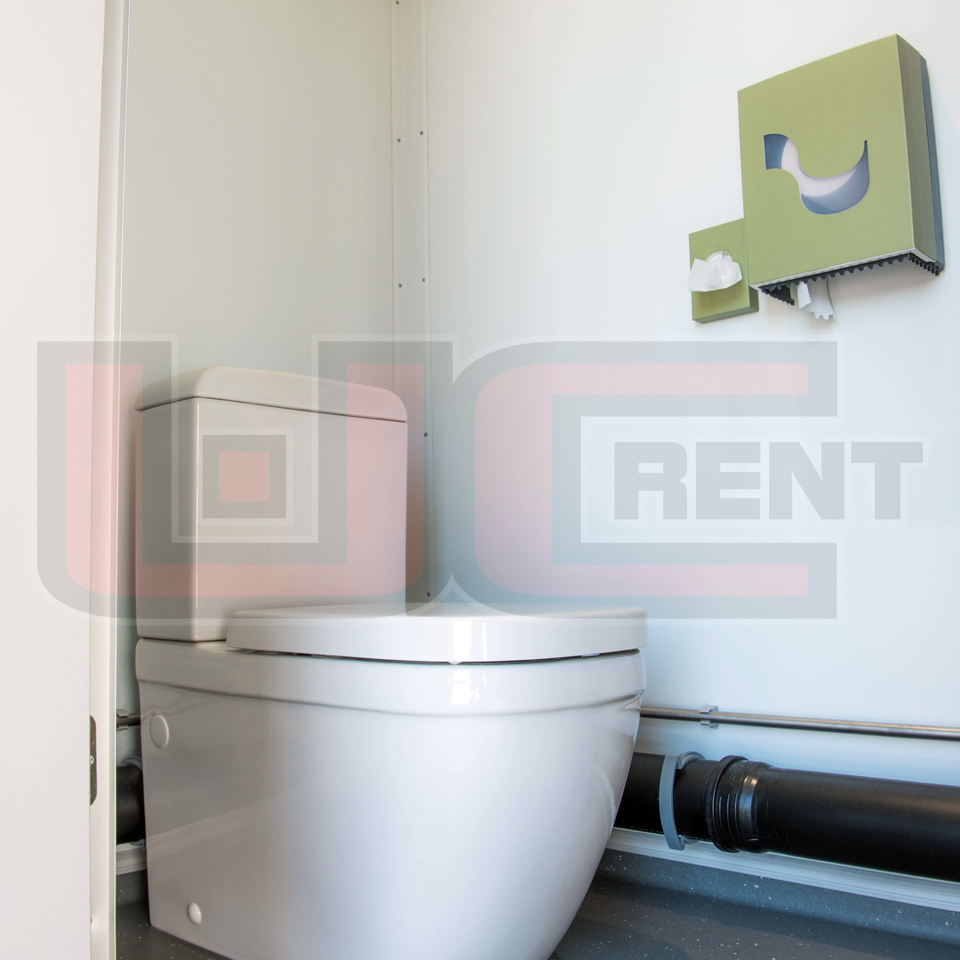 Kasutatud Containex 2,4x6m VIP-WC soojak, mehed ja naised